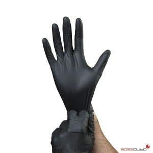 BOSS-MANUSI NITRIL NEGRE MARIMEA M 100/PACK