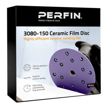 DISC ABRAZIV CERAMIC P320 150MM 50BUC/CUT-SILCO