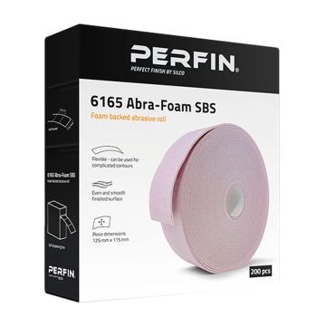 ROLA BURETE ABRAZIV PREDECUPAT P240 115MMX25M-SILCO