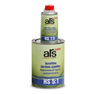 FILLER HS 2K 5:1 ALB 0.8L+0.16L/SET-ARS