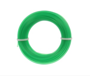 Fir motocoasa Trimmy Oregon, profil rotund, PVC, 1.7 mm x 15 m, verde