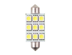 Set 2 bucati bec Led 12v alb 11x44 mm canbus