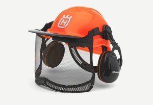 Casca de protectie Husqvarna viziera + protectie fonica