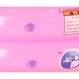 Piscina Gonflabila pentru copii, model MINI, culoare Roz, diametru 61 cm - Img 3