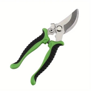 Set 4 Unelte de Gradinarit, pentru Indepartare Spini Trandafiri si Taiere, din PVC/Otel Carbon, Rosu/Verde