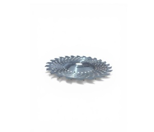 Disc motocoasă 230 mm, 24 dinți cu vidia, concav ondulat, grosime lamă 1.2 mm - Img 2