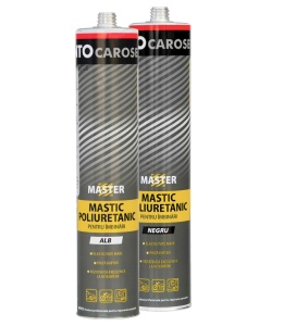Mastic poliuretanic negru, 310ml Sinto