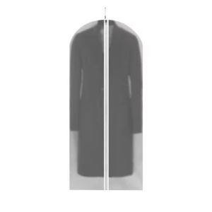 Set 5 Husa de Depozitare cu Fermoar, pentru Haine, de Protectie, pentru Voiaj, Netesut, Rezistent la Praf, 60x140 cm, Transparent-Alb