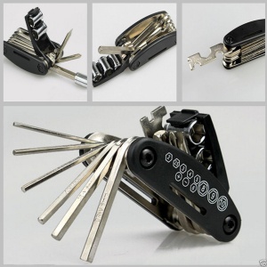 Set de chei pentru reparatie biciclete 16in1 - Img 2