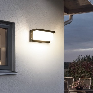 Aplica Solara De Exterior LED, 13.5 cm x 8 cm, 150 Lumeni 60 LED 18W, IP65, 3 trepte de lumina, Senzor de Lumina, FORMA ARC, Alb Rece - Img 3