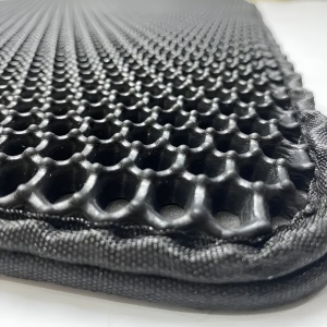 Covoras pentru Litiera, Covor cu Doua Fete pentru Pisici, Rezistent la Apa, Colectare Granule de Nisip, Antiderapant, 40x50 cm, Negru - Img 4