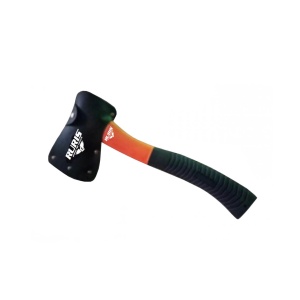 Topor RURIS cu maner din fibra de sticla, lungime maner 30 cm, husa din piele ecologica