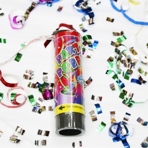 Tun de Confetti, Party Popper, Model Panglici din Folie, Multicolor
