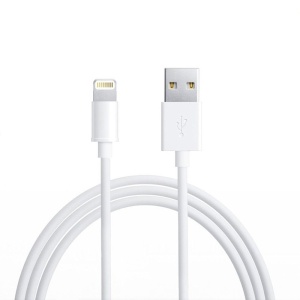 Cablu Date Lightning 1 m Bulk, Alb