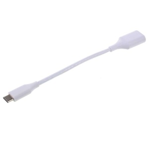 Cablu OTG USB 3.1 USB Type-C to USB A 18 cm, Alb