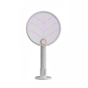 Lampa Electrica Impotriva Tantarilor, 42.5 x 22 x 10.5 cm, Reincarcabila cu Cablu USB Inclus, Plasa din Aluminum Alb