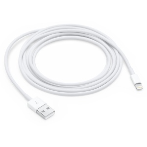 Cablu Date Lightning 1 m Bulk, Alb - Img 2
