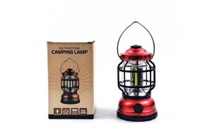 Lanterna Camping Multifunctionala pe Baterii 14,5x8cm diverse culori
