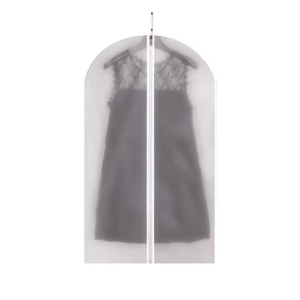 Set 5 Huse de Depozitare cu Fermoar, pentru Haine, de Protectie, pentru Voiaj, Netesut, Rezistent la Praf, 60x100 cm, Transparent-Alb