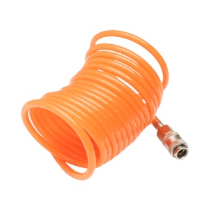 Furtun aer comprimat spiralat 5m, Ø 5mm, cupla rapida 1/4 - Img 2