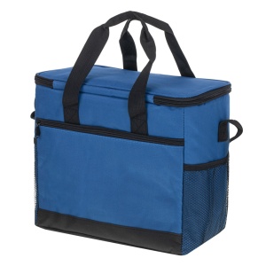 Geanta termoizolanta pentru picnic sau plaja, capacitate 16l, culoare Albastra - Img 2