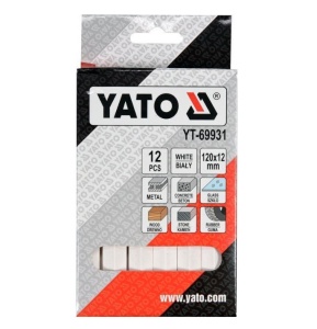 Set creta alba, 12 buc, Yato, YT-69931
