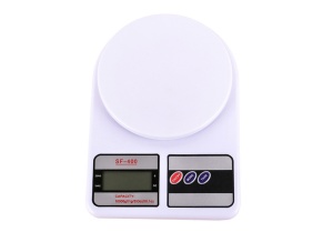 Cantar de bucatarie, LCD, 10KG, Alb