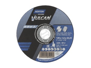 Disc debitare metal Norton Vulcanb125 x 22,23 x 2 mm