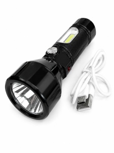 Lanterna de mana cu led si incarcare micro-usb