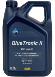 Ulei Motor Aral Blue Tronic II 10W-40 4L
