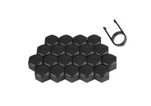 Capace cu filet de 19", negre, 20 buc.