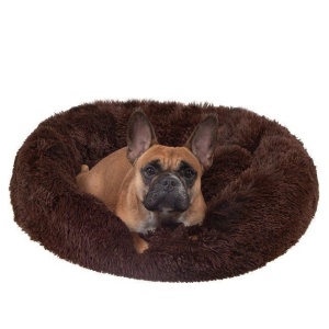 Culcus moale, pentru caine/pisica, maro, 60 cm - Img 2