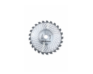 Disc motocoasă 230 mm, 24 dinți cu vidia, concav ondulat, grosime lamă 1.2 mm