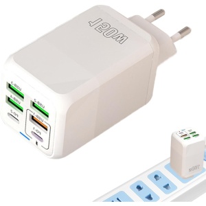 Incarcator Multifunctional, 6 Porturi (2 x PD Type C + 4 USB), 150 W - Img 2