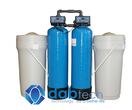DEDURIZATOR DUBLU PARALEL CONTINUU 2*50 LITRI DABTECH