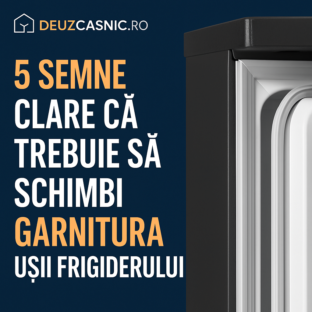 5 semne clare că trebuie să schimbi garnitura ușii frigiderului