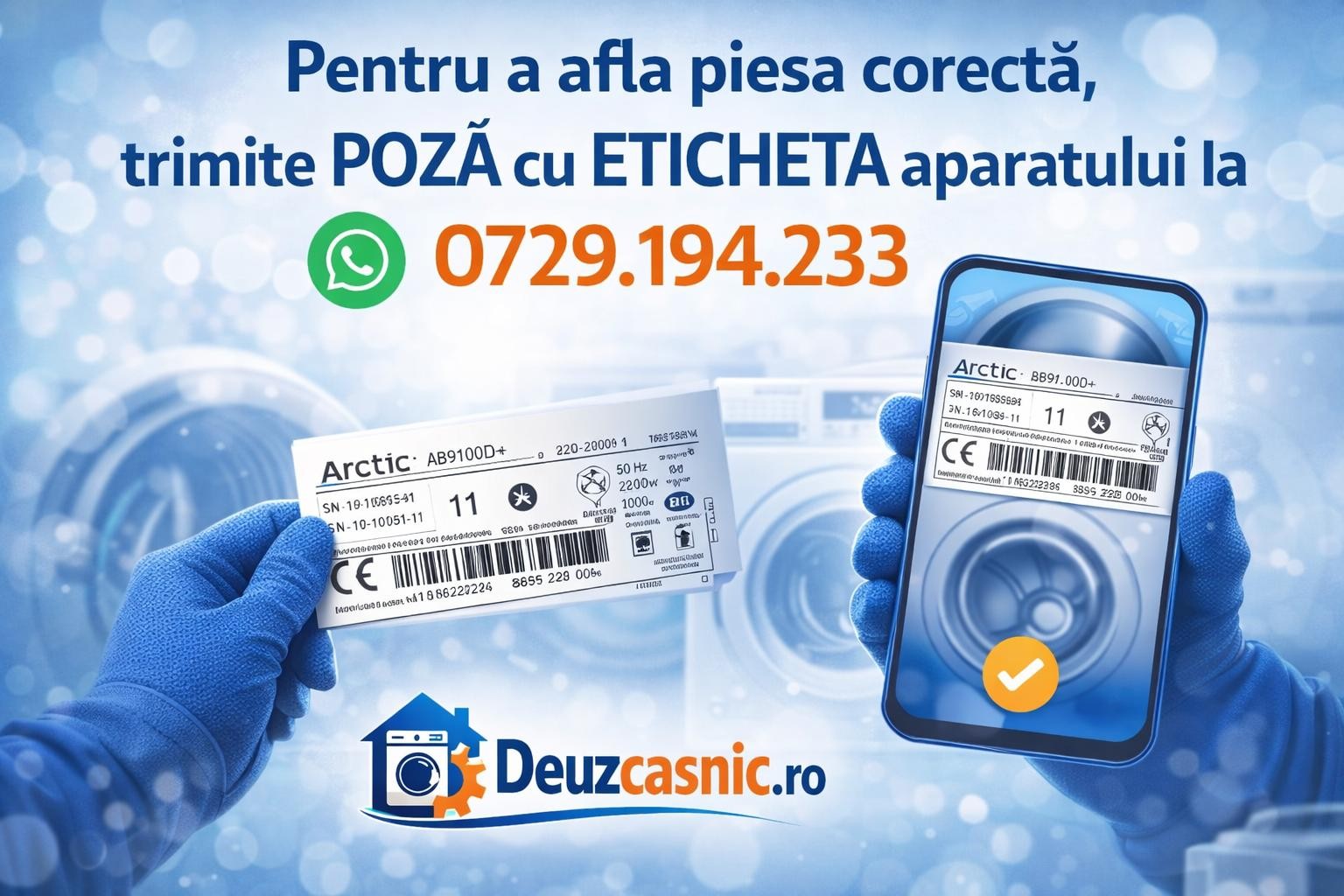 Piese si accesorii pentru electrocasnice