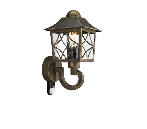 CAMBRIDGE WALL LANTERN BLACKBRUSH 1X60W