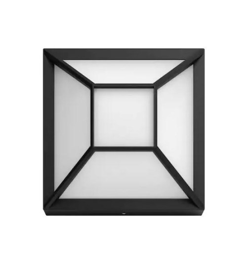 DROSERA WALL LANTERN BLACK 1X12W 176V