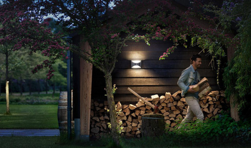 HERB IR WALL LANTERN INOX 1X6W 230V