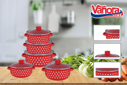 SET GATIT 10 PIESE EMAILAT, ARIA