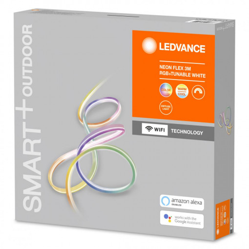 SMART WIFI NEON FLEX 3M RGBTW IP44 LEDV