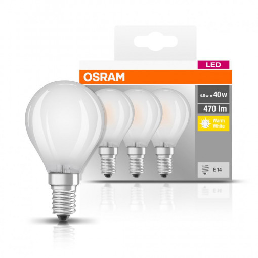BASECLP40 4W/827 230VGLFR E14 FS3 OSRAM