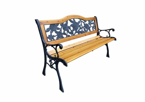HR BANCA METAL/LEMN 125*51*76CM
