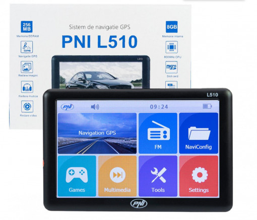 PNI-L510S SISTEM NAVIGATIE 5" 8GB