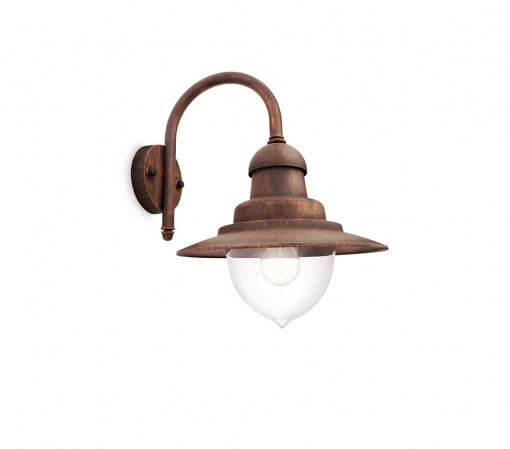 RAINDROP WALL LANTERN BRONZE 1X60W 230V