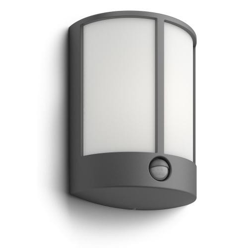 STOCK IR WALL LANTERN ANTHRACITE 1X6W