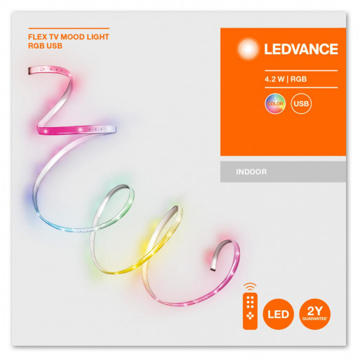 FLEX TV MOOD LIGHT RGB REM USB LEDV
