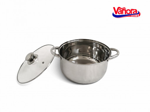 SEMIOALA INOX+CAPAC 24X13CM 5.7L, DORA