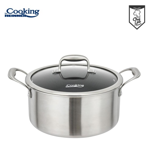 SEMIOALA INOX+CAPAC 28x13CM,7L,TITANIUM3
